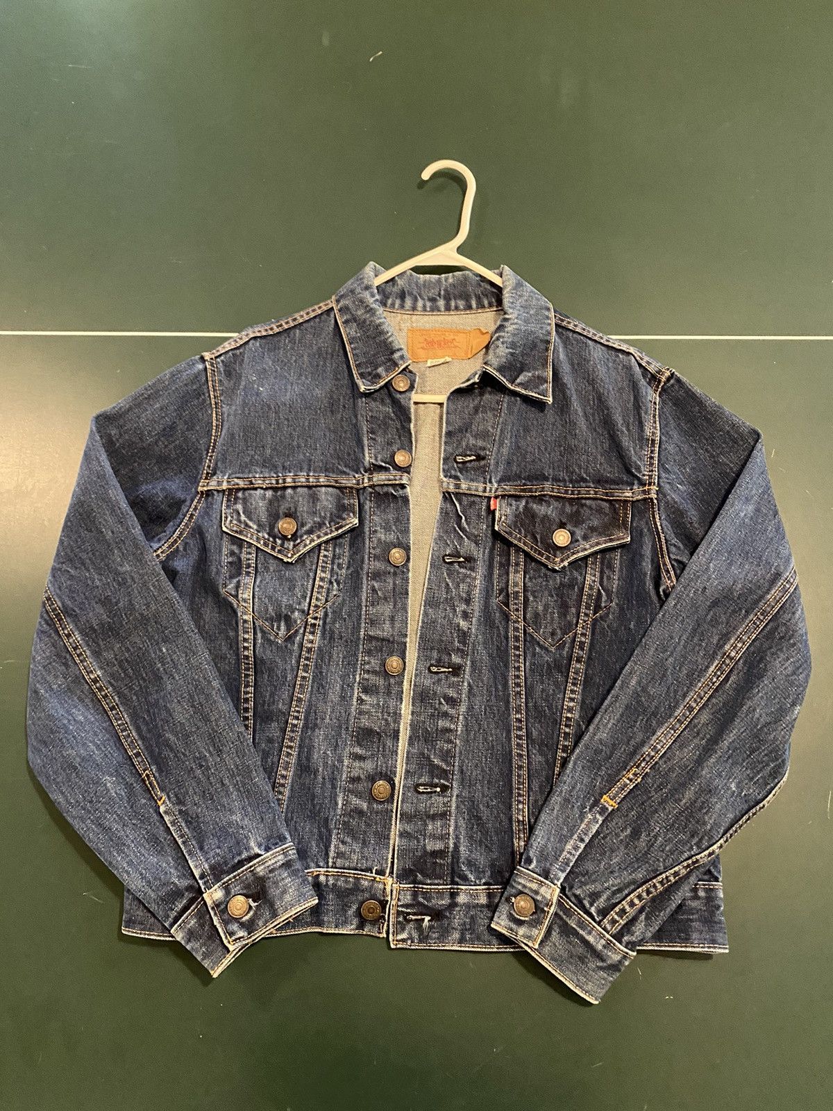 Image of Levis x Levis Vintage Clothing Levi’S Vintage Big E Jacket in Blue, Men's (Size Small)