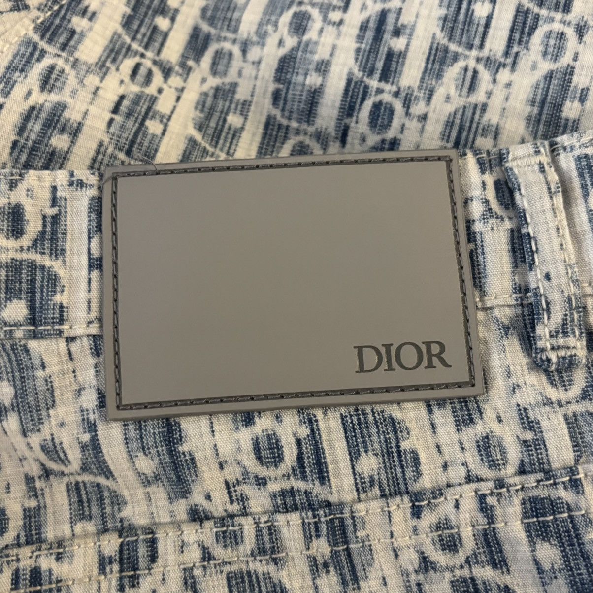 Dior Dior Blue Oblique Logo Denim Jeans Size 32 Size US 32 / EU 48 - 3 Thumbnail