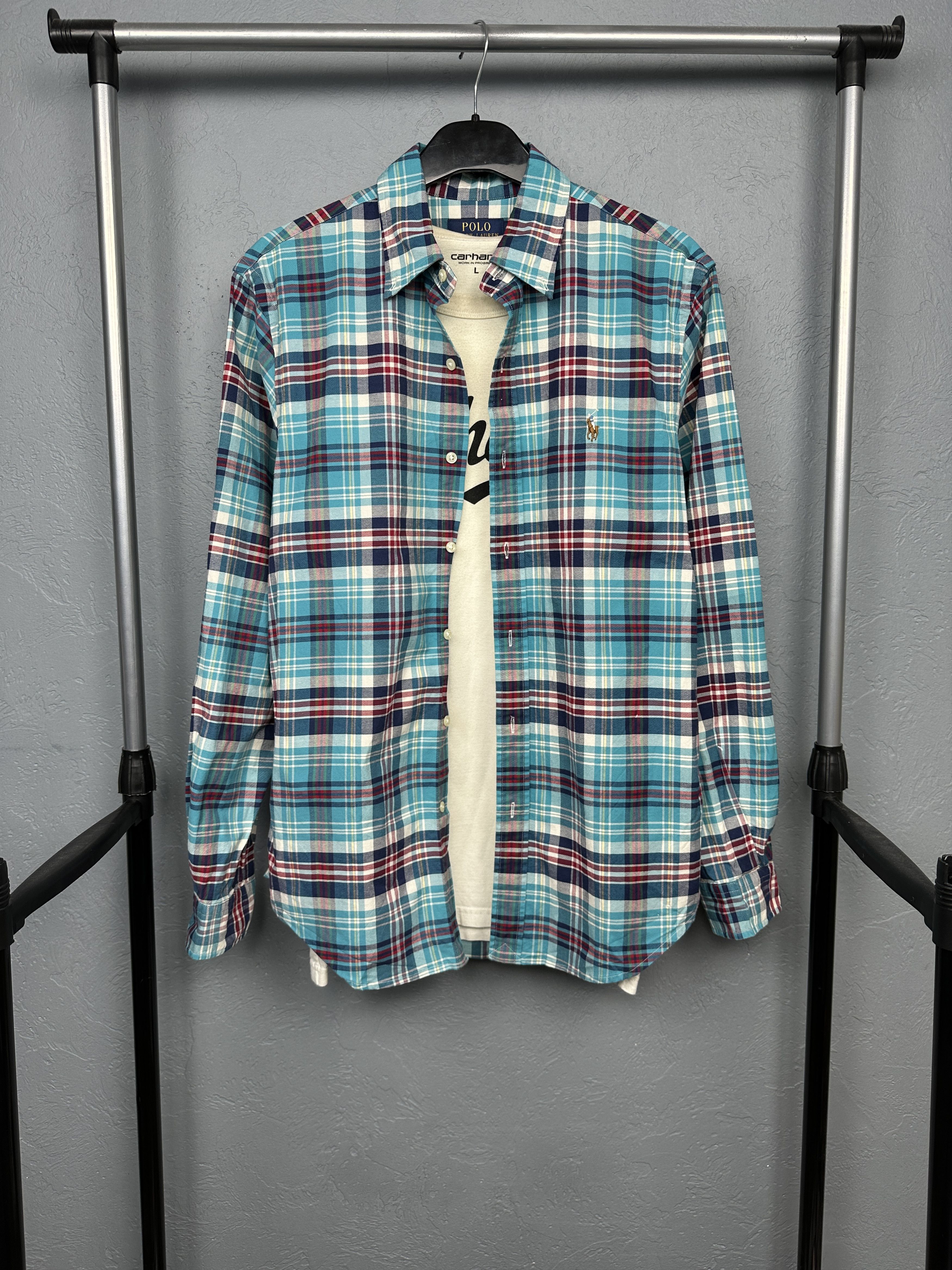 Polo Ralph Lauren Polo Ralph Lauren Mens Plaid Long Sleeve Shirt Size US M / EU 48-50 / 2 - 1 Thumbnail