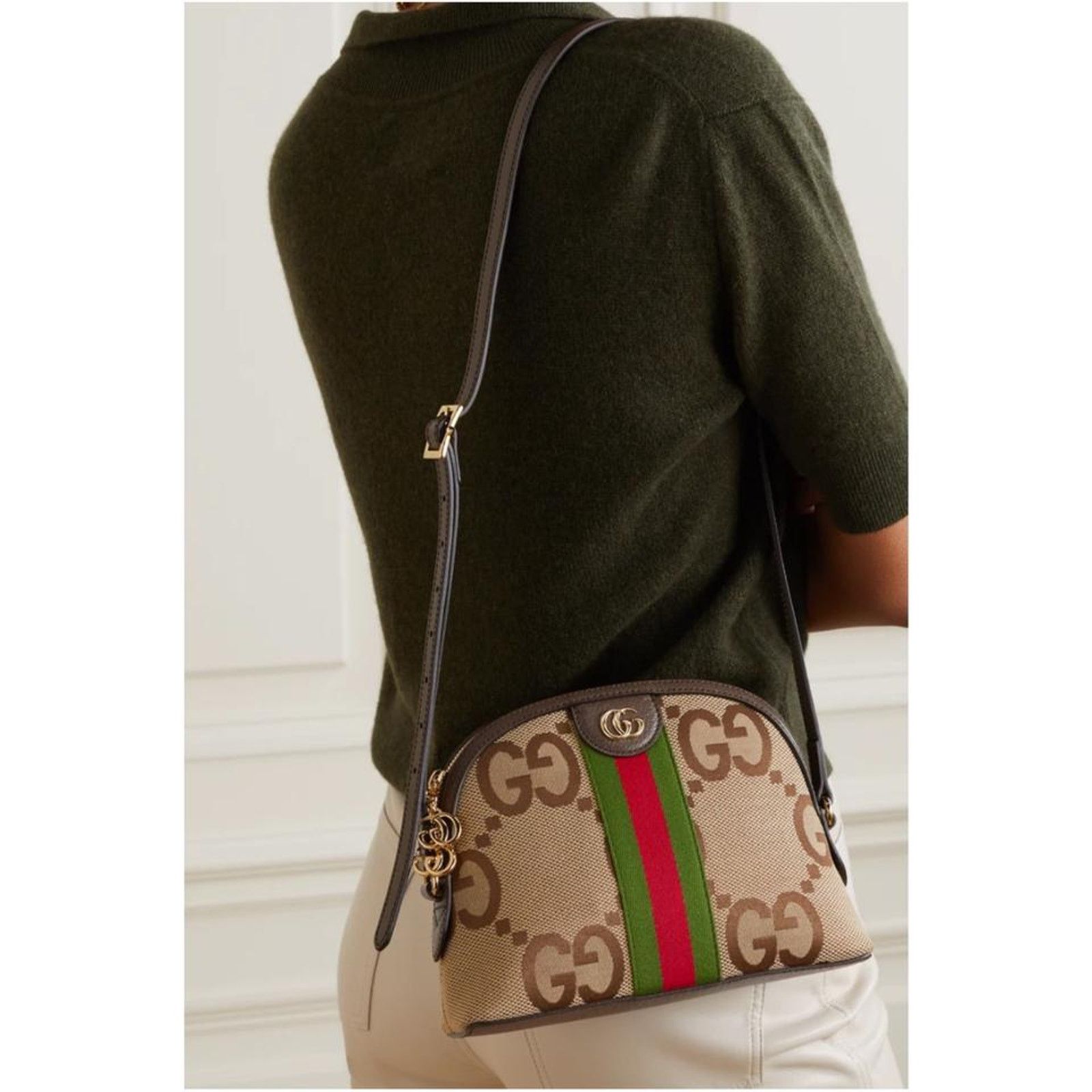 Gucci GUCCI Ophidia dome GG jumbo logo bag Size ONE SIZE - 2 Thumbnail