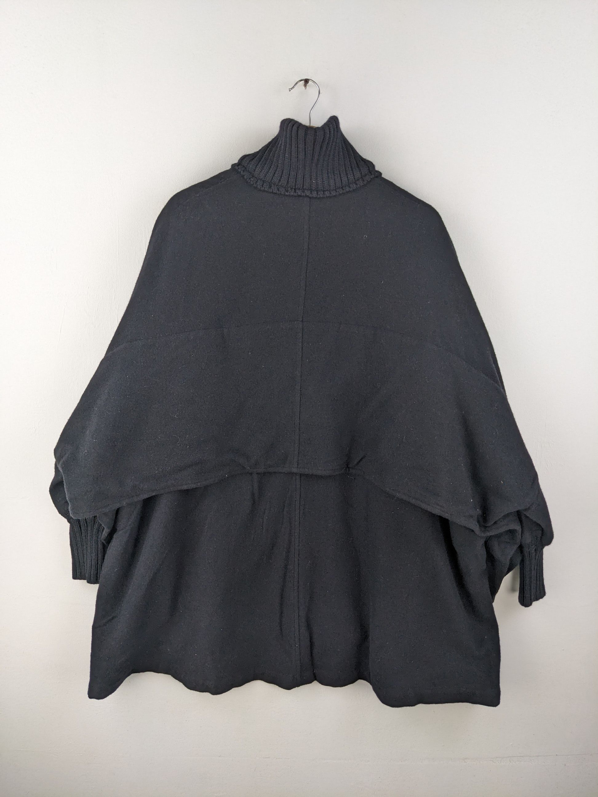 Japanese Brand × Y's × Yohji Yamamoto Vintage Yohji Yamamoto Noir Double Layer Wool Coat Size US M / EU 48-50 / 2 - 17 Thumbnail