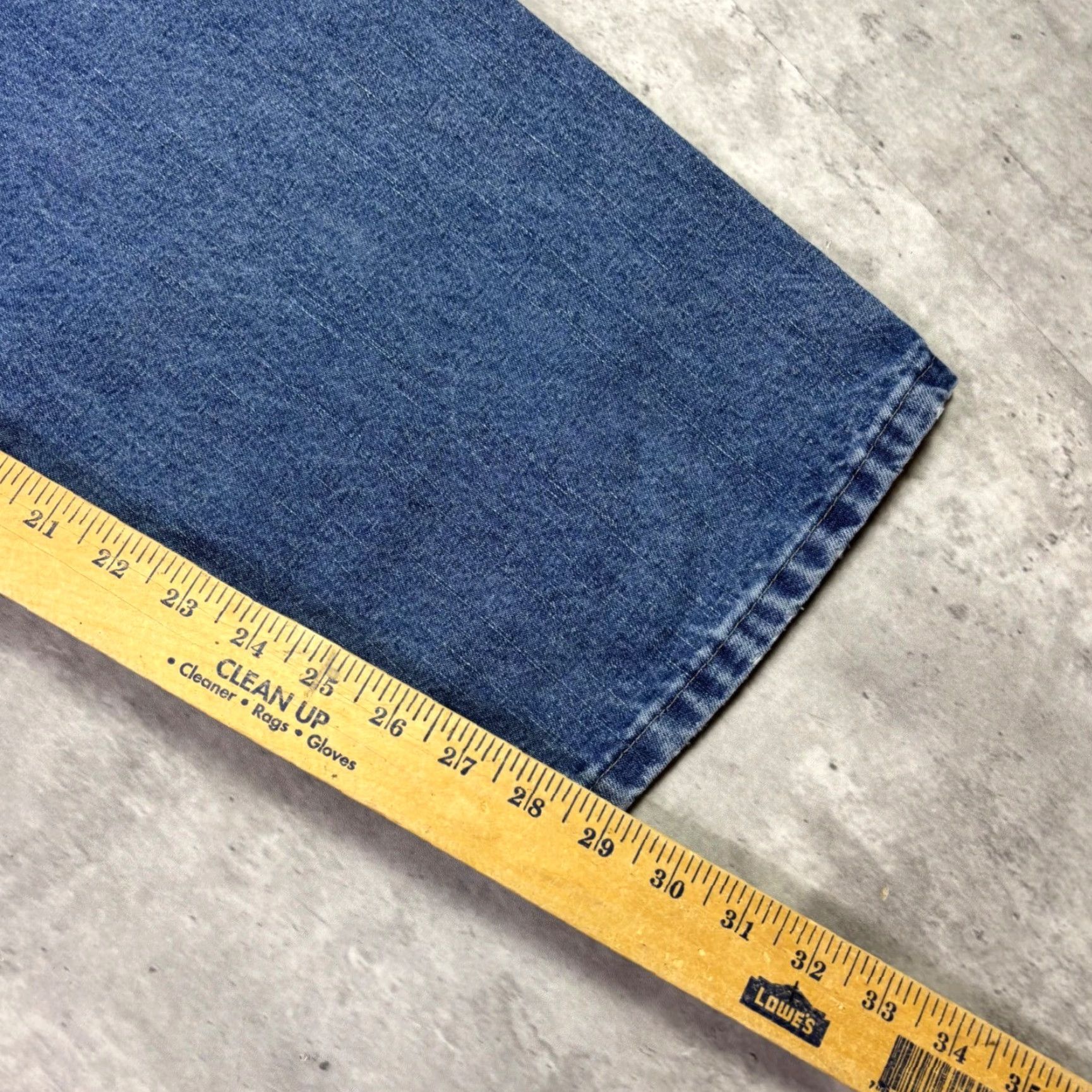 Wrangler VINTAGE Wrangler Carpenter Jeans Blue Denim Regular Fit Mens Size 34x30 Distressed 90s Size US 34 / EU 50 - 5 Thumbnail
