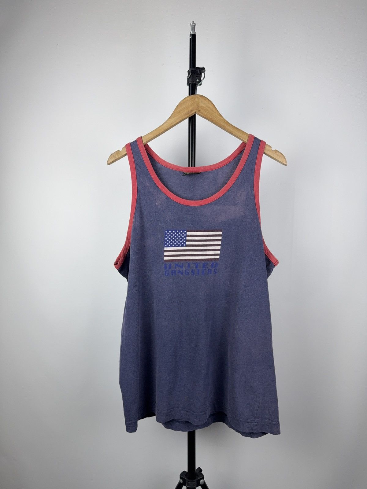 Band Tees × Vintage Vintage 90s United Gangsters Y2k sk8 faded Tank Top Size US L / EU 52-54 / 3 - 1 Thumbnail
