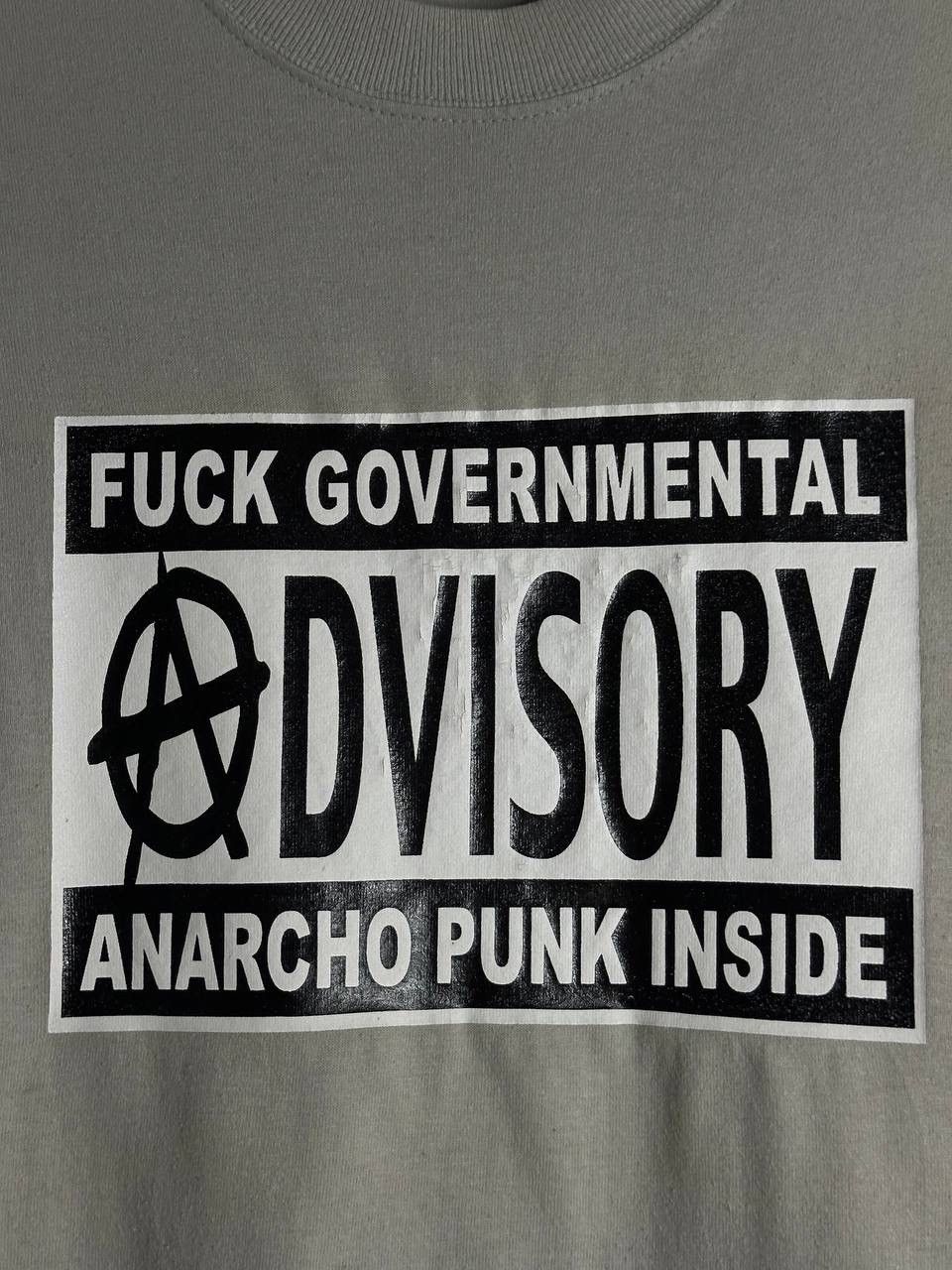 Vintage Anarcho Punk Graphic T-Shirt L Protest Screen Stars FOTL Y2K Size US L / EU 52-54 / 3 - 3 Thumbnail
