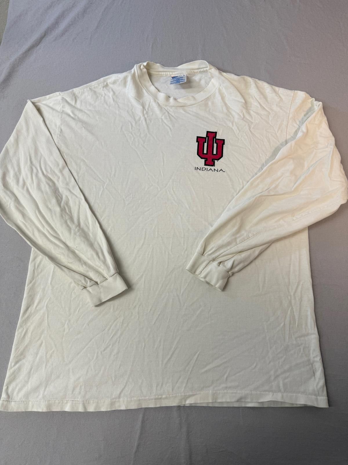 Hanes VTG Indiana Hoosiers Basketball Indiana University LS Tee XL Size US XL / EU 56 / 4 - 2 Thumbnail