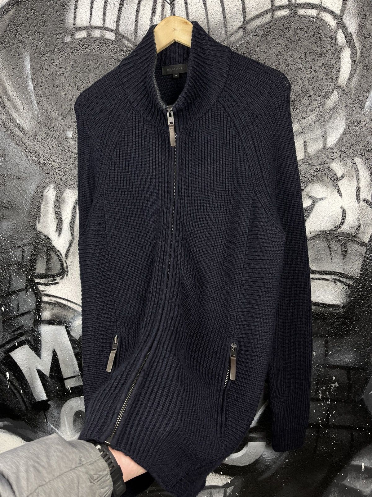 Nicole Farhi Nicole Farhi Heavy Knit Full Zip Sweater Men’s Size M Size US M / EU 48-50 / 2 - 3 Thumbnail