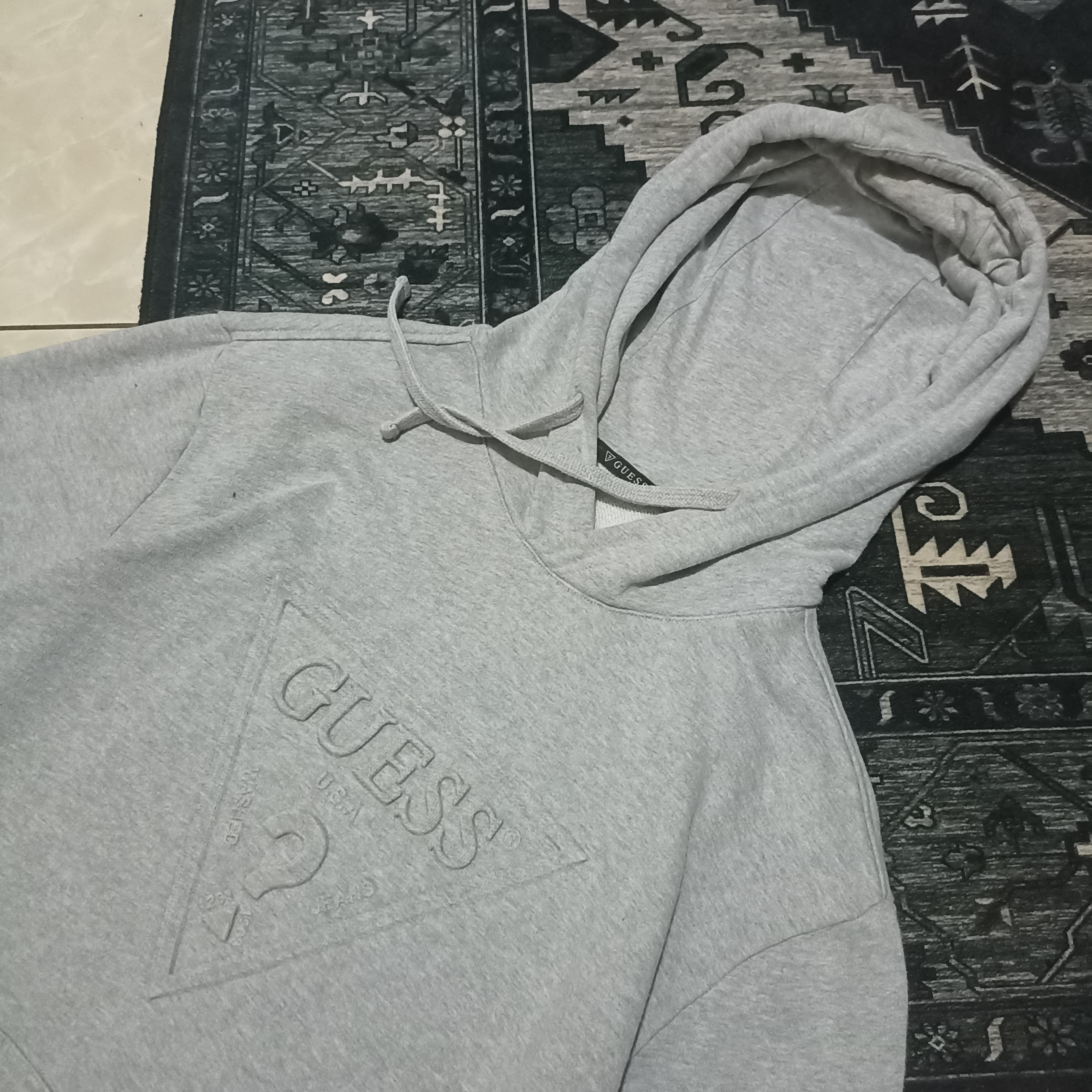 Guess Hoodie Guess 3d U.S.A Washed Size US XL / EU 56 / 4 - 3 Thumbnail