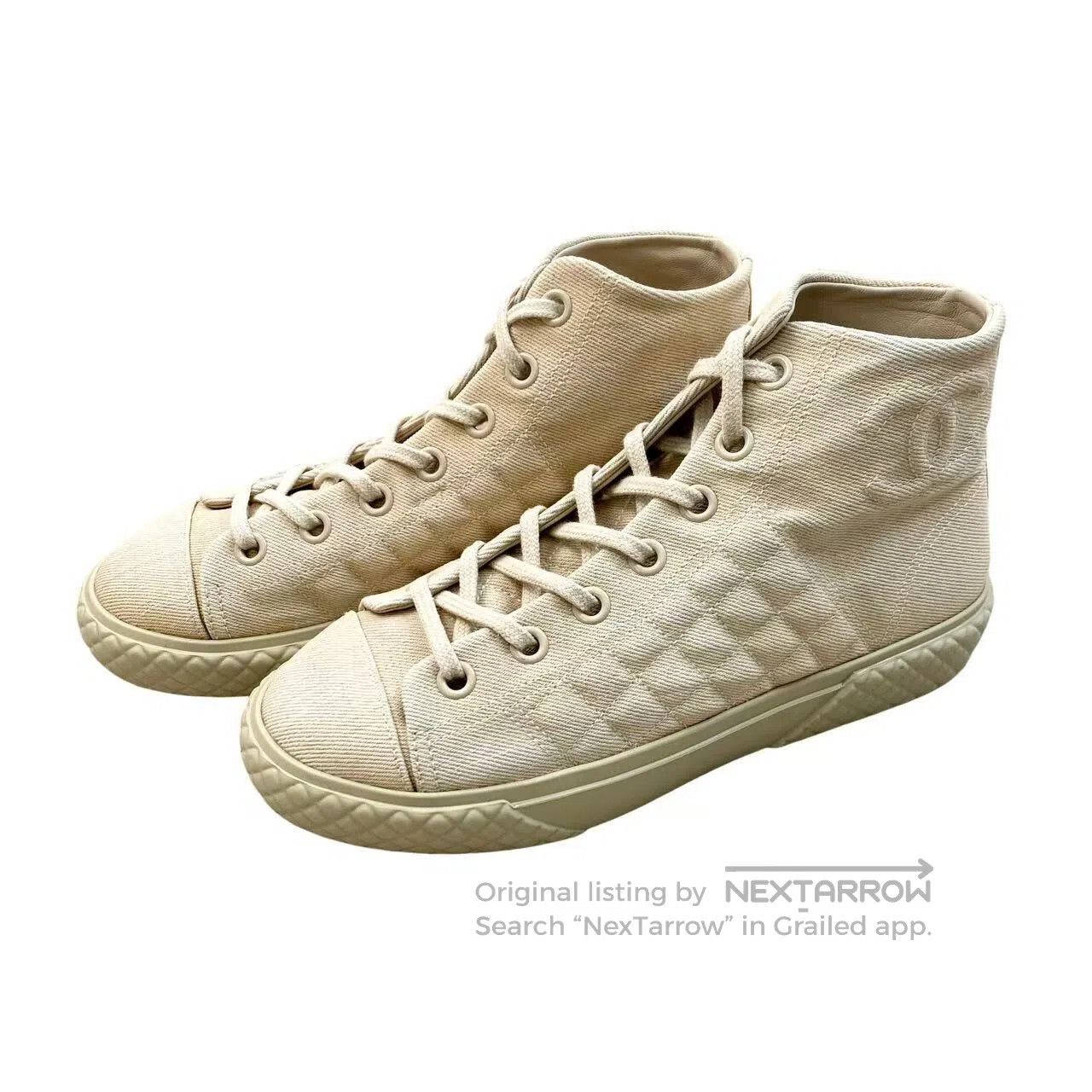 Chanel Chanel Double C logo canvas shoes| Size US 6.5 / IT 36.5 - 1 Thumbnail