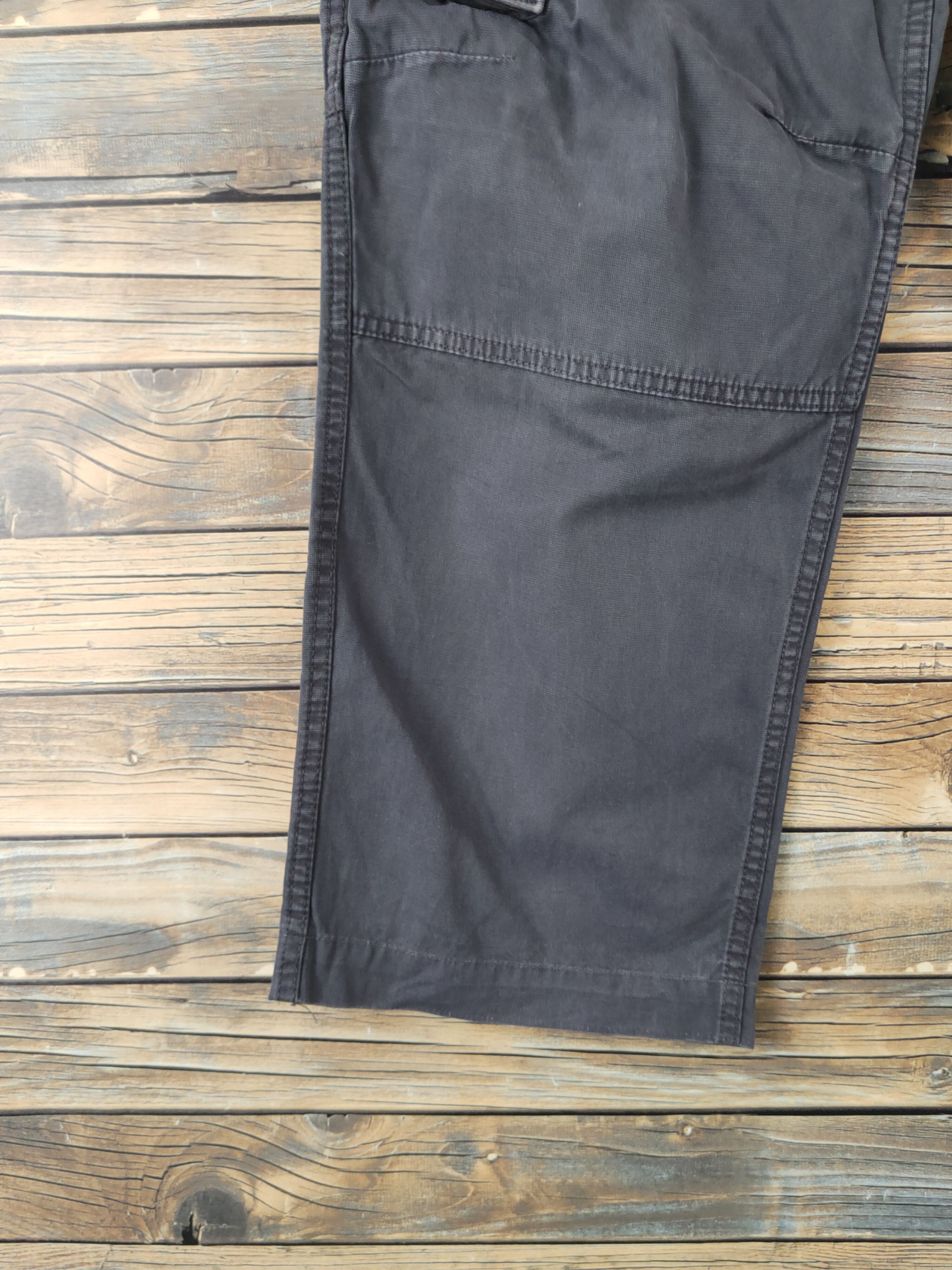 Japanese Brand DL Uniqlo Dark Gray Multipocket Cargo Pants #2108 Size US 30 / EU 46 - 4 Thumbnail