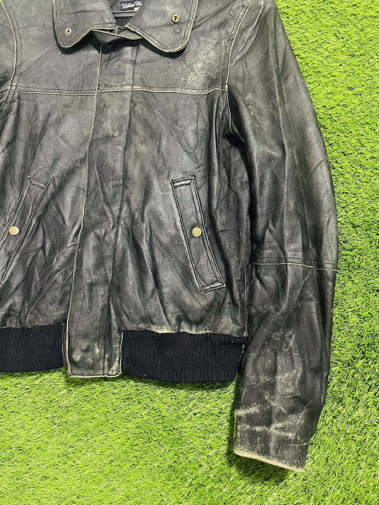 Japanese Brand × URBAN RESEARCH DOORS Urban Research Distressed Leather Jacket (20) Size US S / EU 44-46 / 1 - 11 Thumbnail
