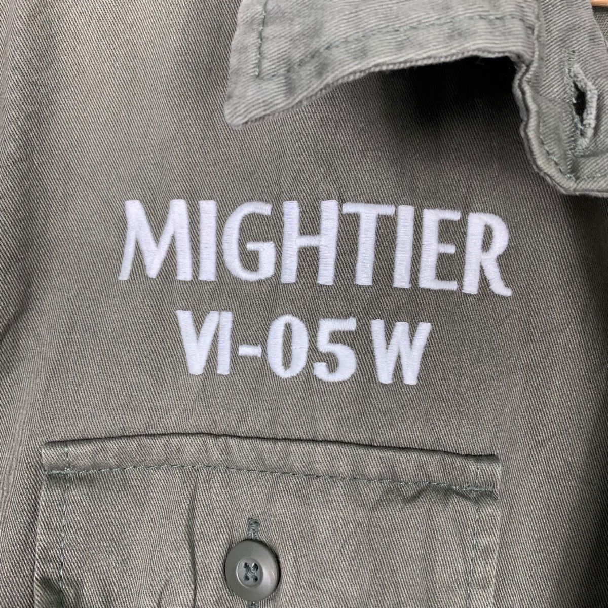 Vintage Mightier V1-05 W US Navy Stay Hungry Shirt #0257-C12 Size US M / EU 48-50 / 2 - 15 Thumbnail