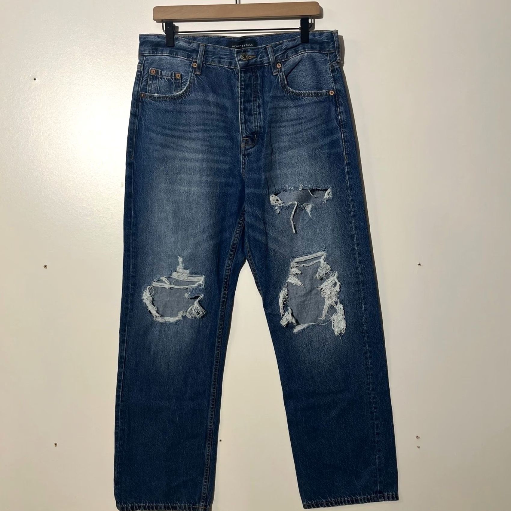 Aeropostale Aeropostale Jeans Shirt? Size 34" / US 12 / IT 48 - 2 Thumbnail