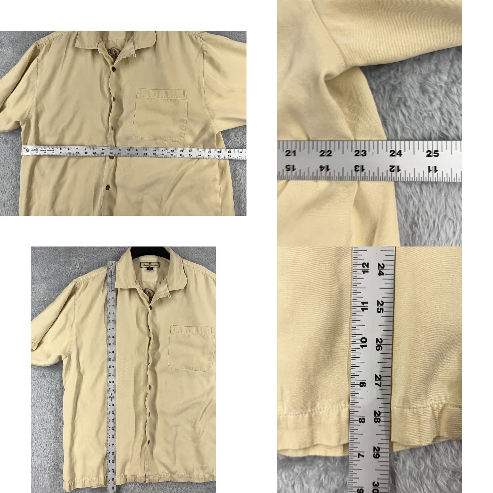Tommy Bahama VINTAGE Tommy Bahama Shirt Men Extra Large Yellow Embroidered Aloha Beach Resort 2005 Music Size US XL / EU 56 / 4 - 8 Thumbnail
