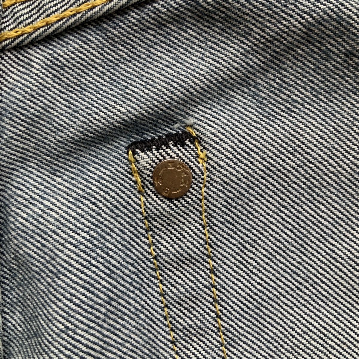 Evisu × Japanese Brand EVISU DOWLUCK EMBROIDERED SELVEDGE JEANS Size US 26 / EU 42 - 14 Thumbnail