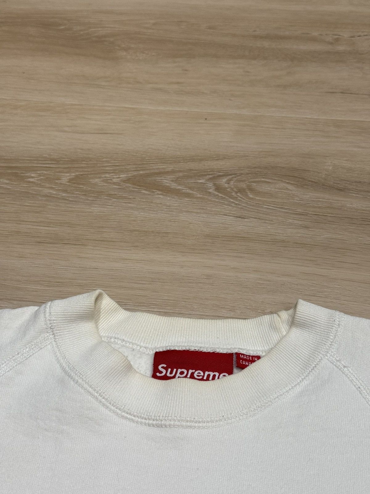 Supreme Supreme 2006 Teal on White Box Logo Crewneck Sweatshirt Size US L / EU 52-54 / 3 - 7 Thumbnail