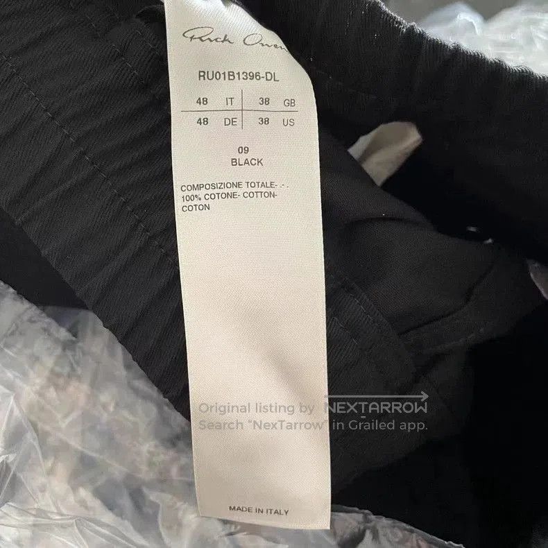 Rick Owens Rick Owens Men's Black Cargo Pants. Size US 42 / EU 58 - 4 Thumbnail