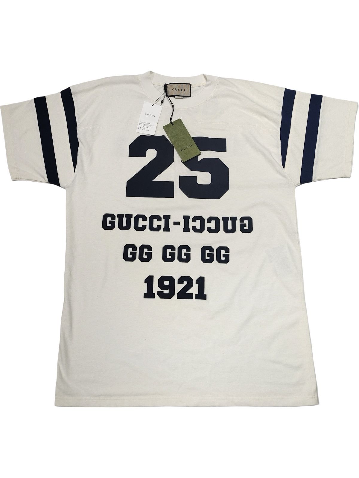 Gucci Gucci 25 Print T-Shirt Size S Size US S / EU 44-46 / 1 - 1 Thumbnail