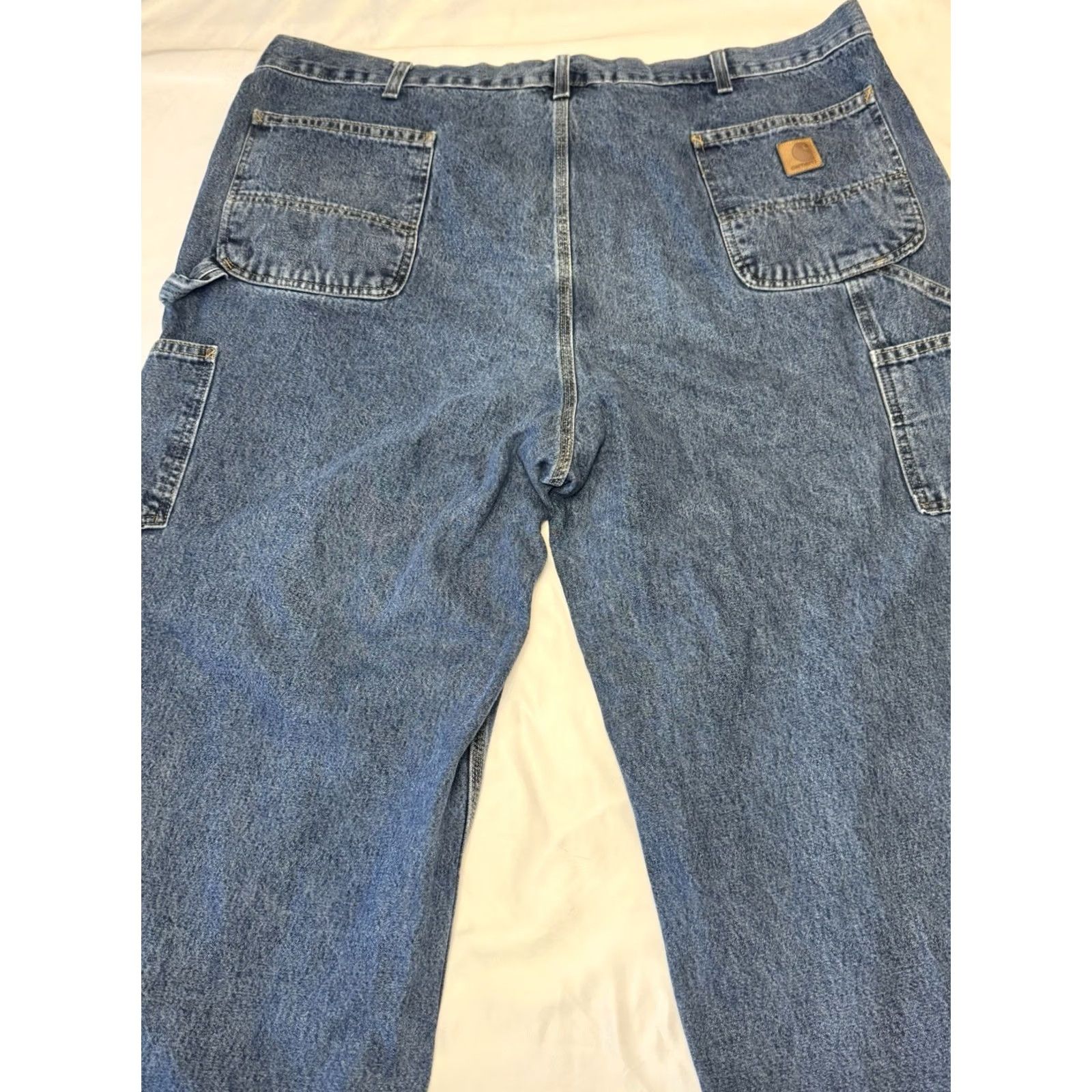Carhartt VINTAGE Carhartt Jeans Pants Denim Dungaree 46x32 Blue Work Mens Size US 30 / EU 46 - 8 Thumbnail