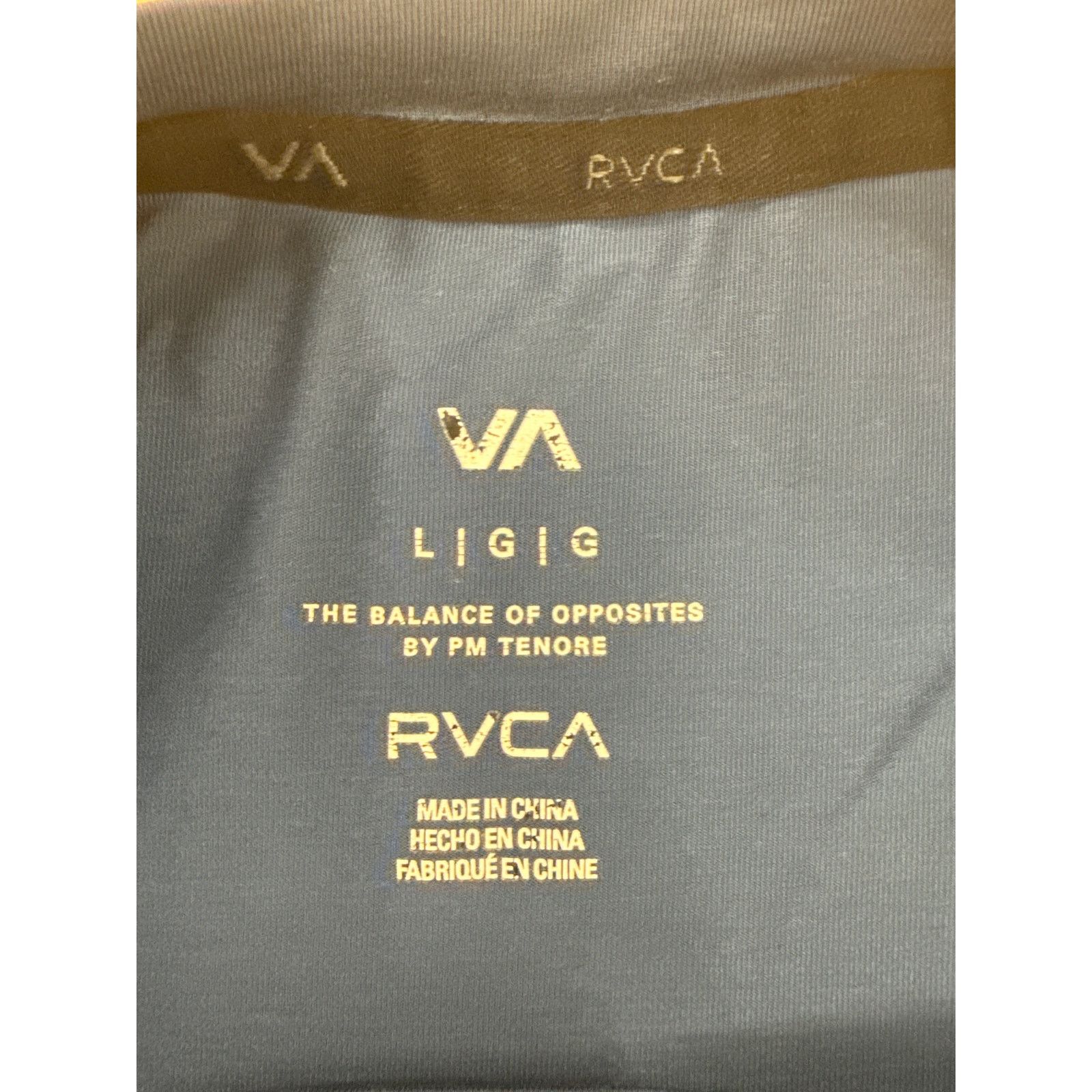 RVCA RVCA Performance Training Shirt Navy Blue Men’s Large Size US L / EU 52-54 / 3 - 3 Thumbnail
