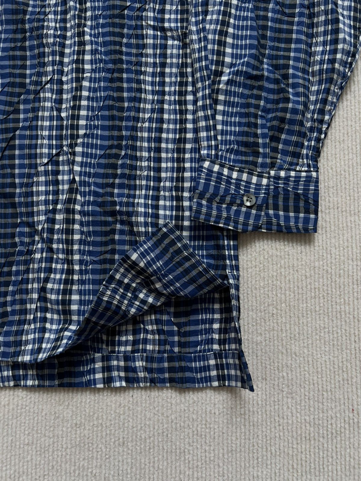 Vintage Issey Miyake textured shirt Size US L / EU 52-54 / 3 - 4 Thumbnail
