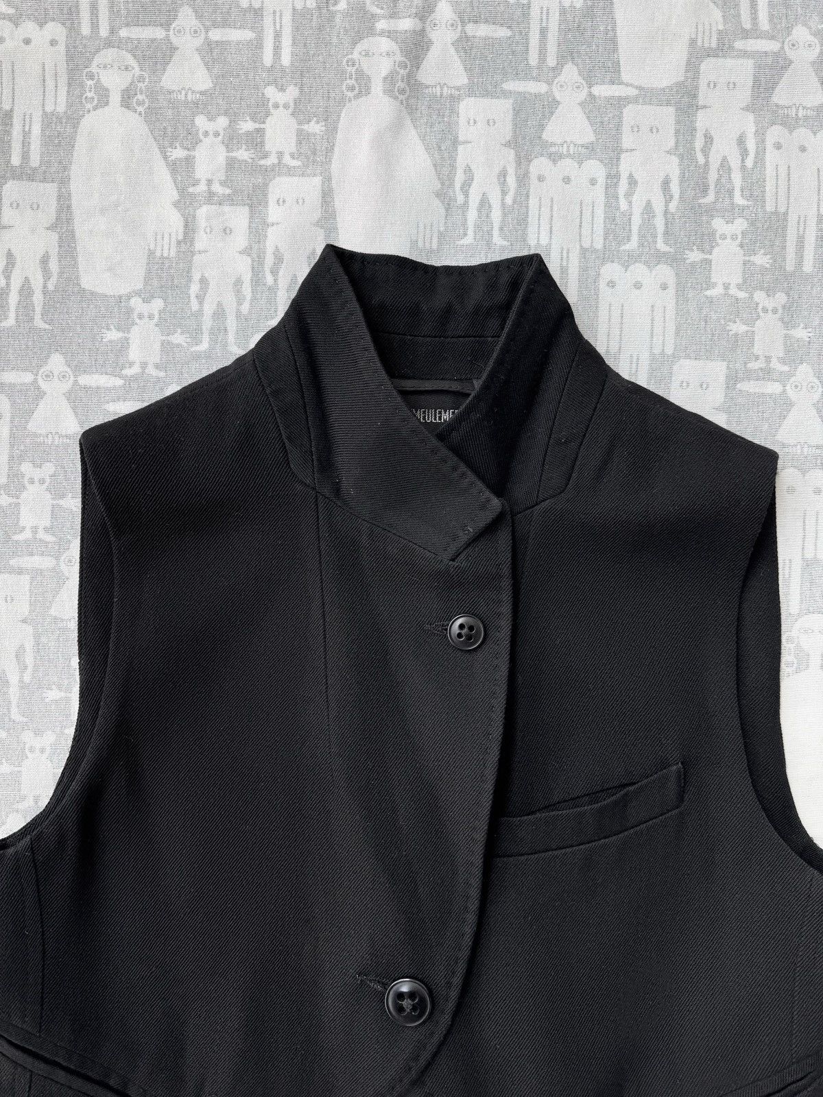 Ann Demeulemeester Ann Demeulemeester AW06 Cropped Peak Lapel Vest Size XS / US 0-2 / IT 36-38 - 3 Thumbnail
