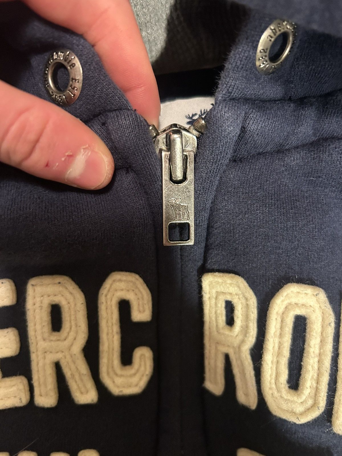 Abercrombie & Fitch Abercrombie Zip-Up Hoodie Size US S / EU 44-46 / 1 - 3 Thumbnail