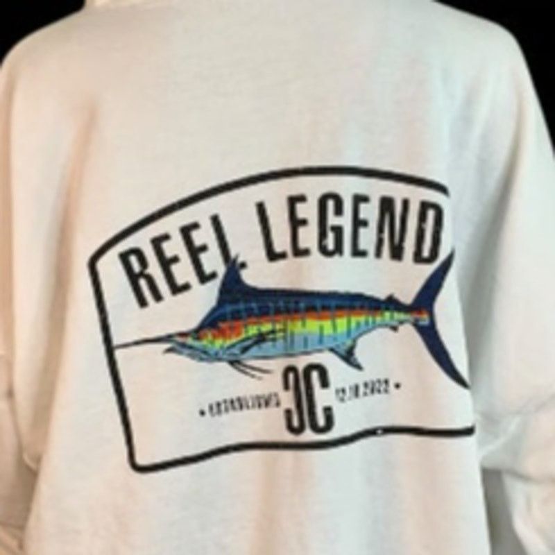 Hanes Hanes EcoSmart Men's Sz 3X Fleece Hoodie Reel Legend Fishing Size US XXL / EU 58 / 5 - 9 Thumbnail