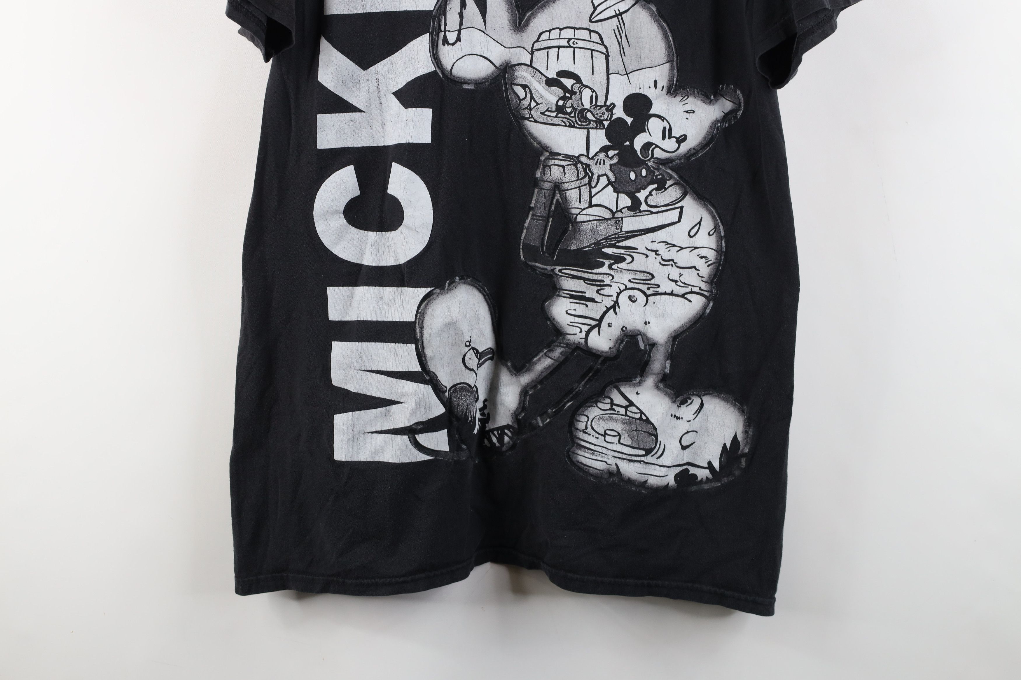 Disney × Vintage Vintage Y2K Disney Mickey Mouse Cartoon Strip T-Shirt Size US L / EU 52-54 / 3 - 3 Thumbnail