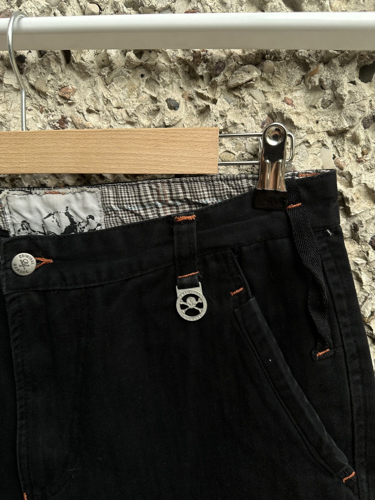 Criminal Damage Vintage y2k 2000s Criminal Damage cargo jorts pants Size US 32 / EU 48 - 3 Thumbnail