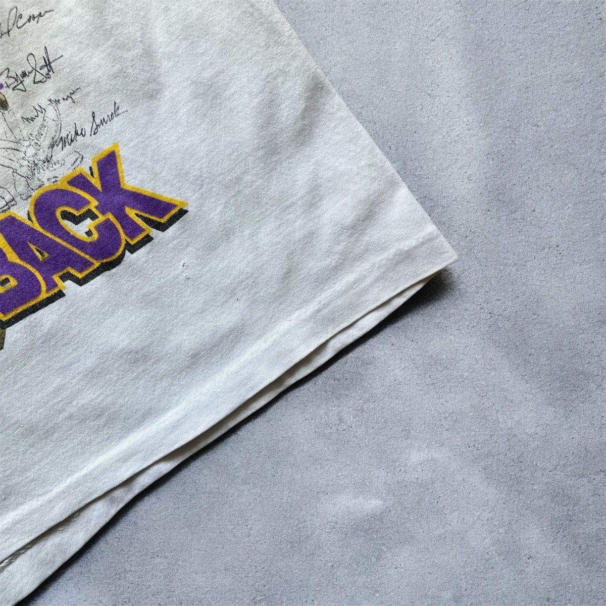 NBA Vintage 1988 Los Angeles Lakers Championship Tee Shirt 80s Size US M / EU 48-50 / 2 - 10 Thumbnail