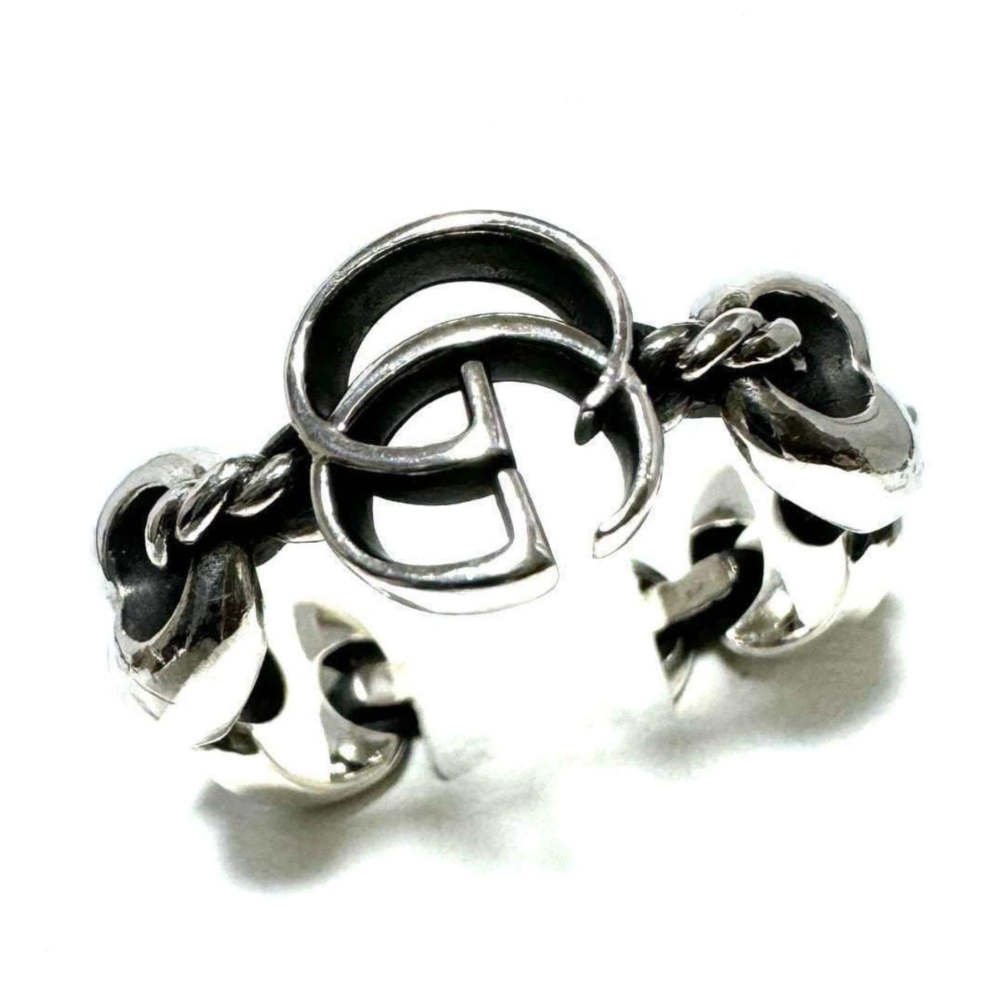 Gucci GUCCI Men's Anchor Chain Ring, Silver 925 Size ONE SIZE - 1 Thumbnail