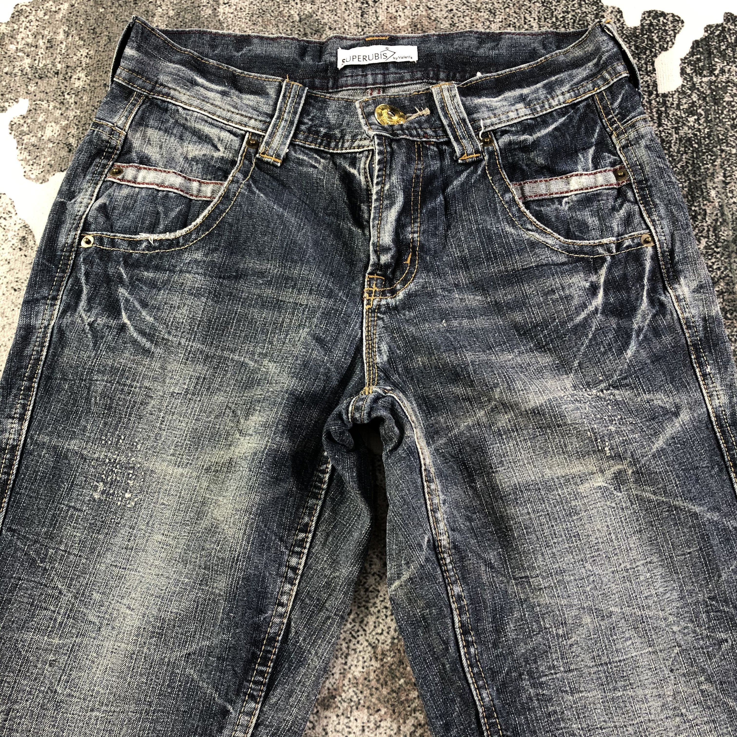 Japanese Brand Japanese Brand Superubis Denim Faded Blue Jeans KJ1613 Size US 30 / EU 46 - 3 Thumbnail
