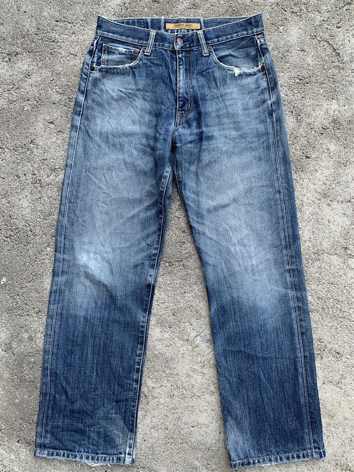 Undercover × Uniqlo Vintage Uniqlo S-003 Blue Wash Straight Cut Denim Jeans W30 Size US 30 / EU 46 - 3 Thumbnail