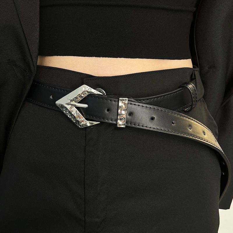 Designer Future Vintage Belt Riveted Belts Menswear Accessories Size ONE SIZE - 2 Thumbnail