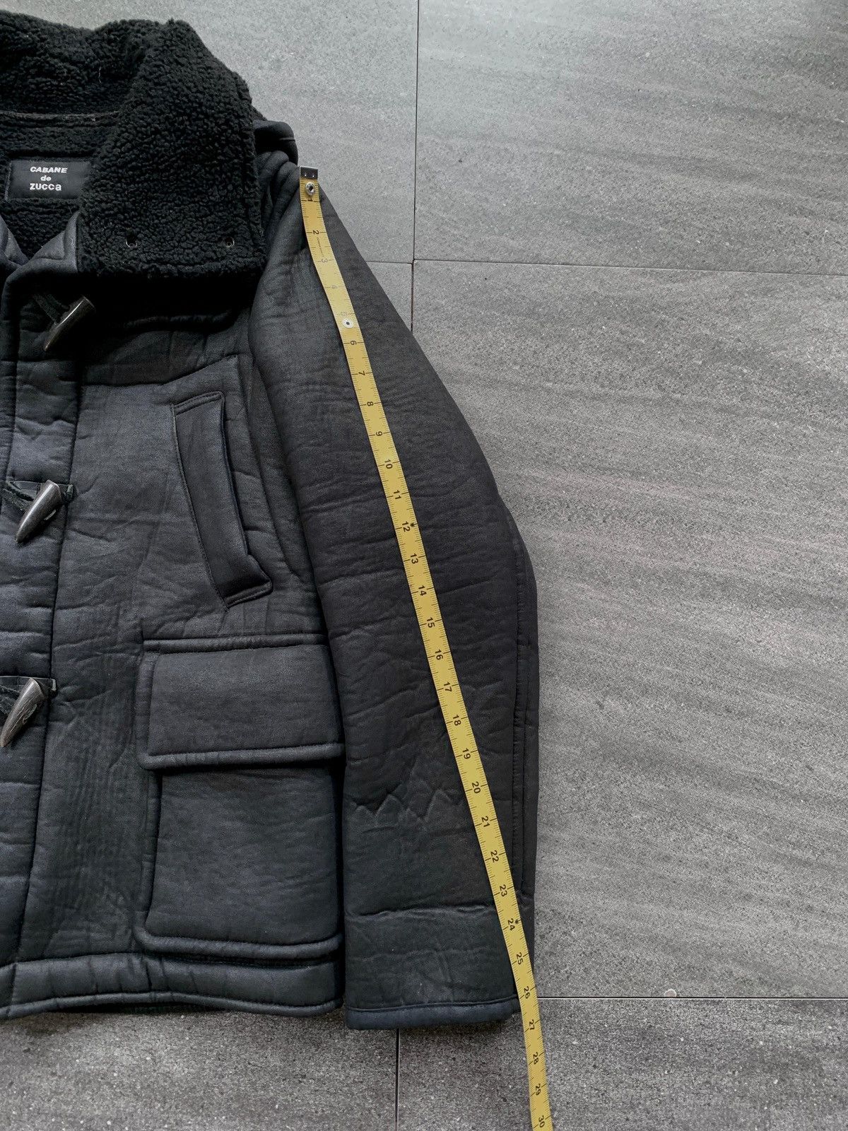 Issey Miyake FREE TAX! Cabane de Zucca PU Leather Sherpa Jacket Size US S / EU 44-46 / 1 - 15 Thumbnail