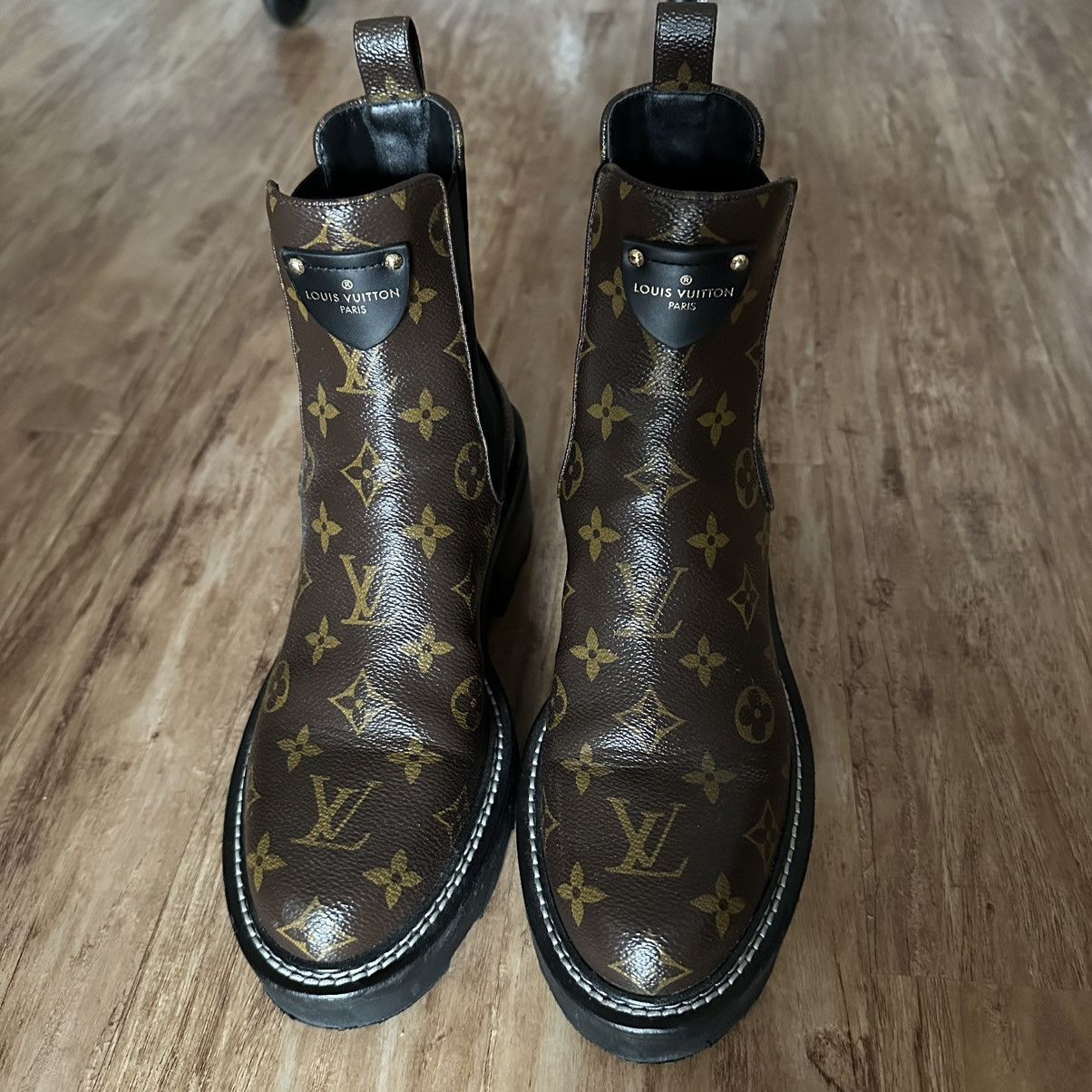 Louis Vuitton Louis Vuitton/LV Beaubourg Ankle Boot Size US 8 / IT 38 - 2 Thumbnail