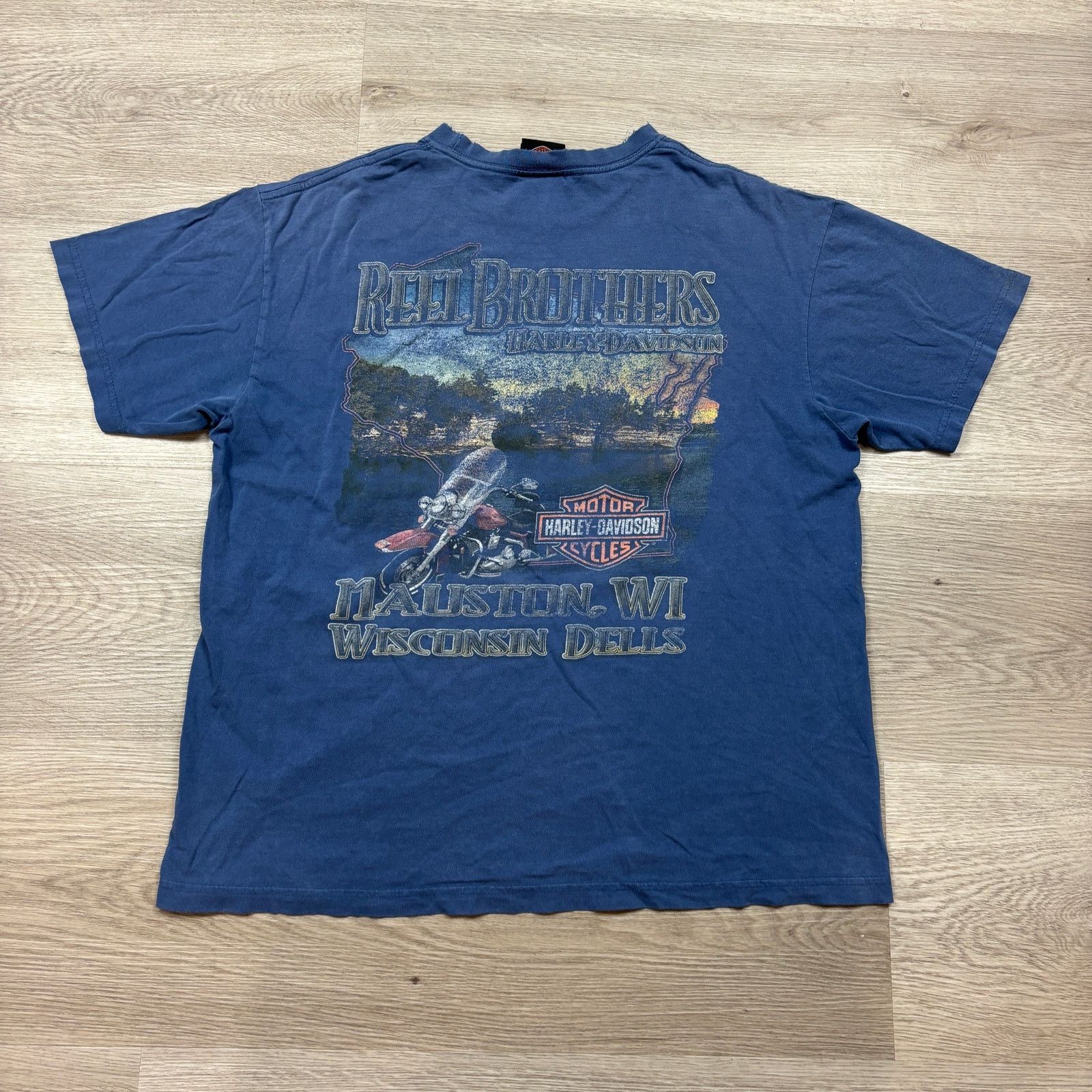 Harley Davidson Harley Davidson Wisconsin Dells Reel Brothers Shirt Large Size US L / EU 52-54 / 3 - 4 Thumbnail