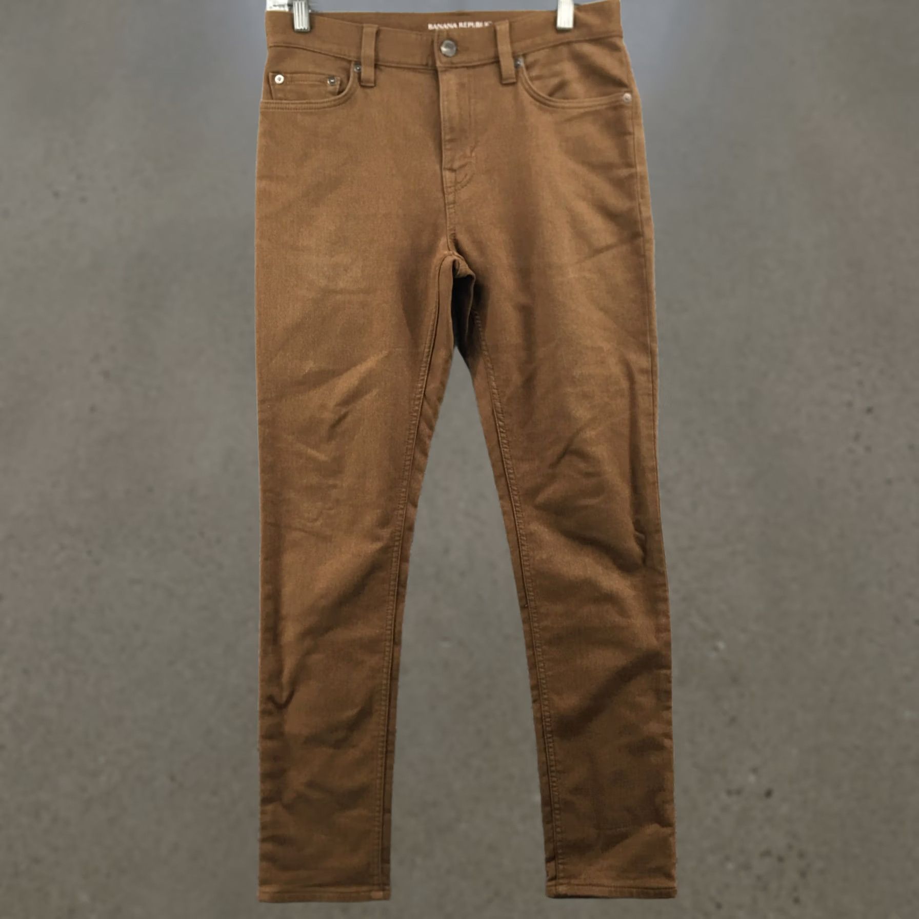 Banana Republic Banana Republic Traveler Slim Fit Skinny Pants Womens Brown 30x28 Size 28" / US 6 / IT 42 - 1 Thumbnail