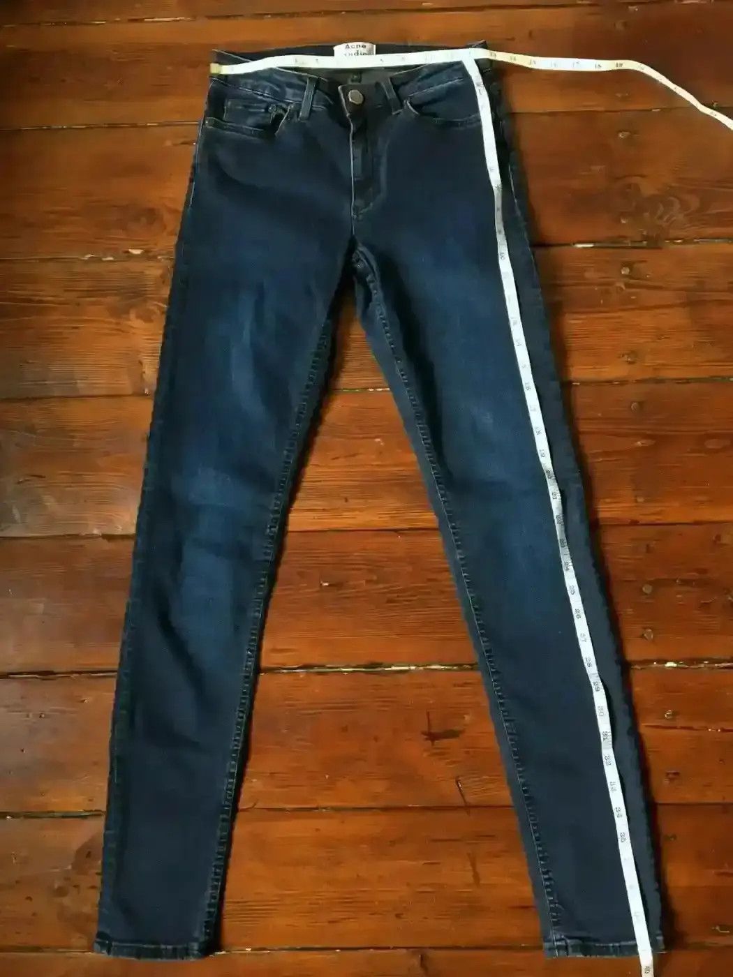 Acne Studios ACNE STUDIOS SKIN 5 DEEP Wmns Unisex Skinny Jns Size 26" / US 2 / IT 38 - 5 Thumbnail
