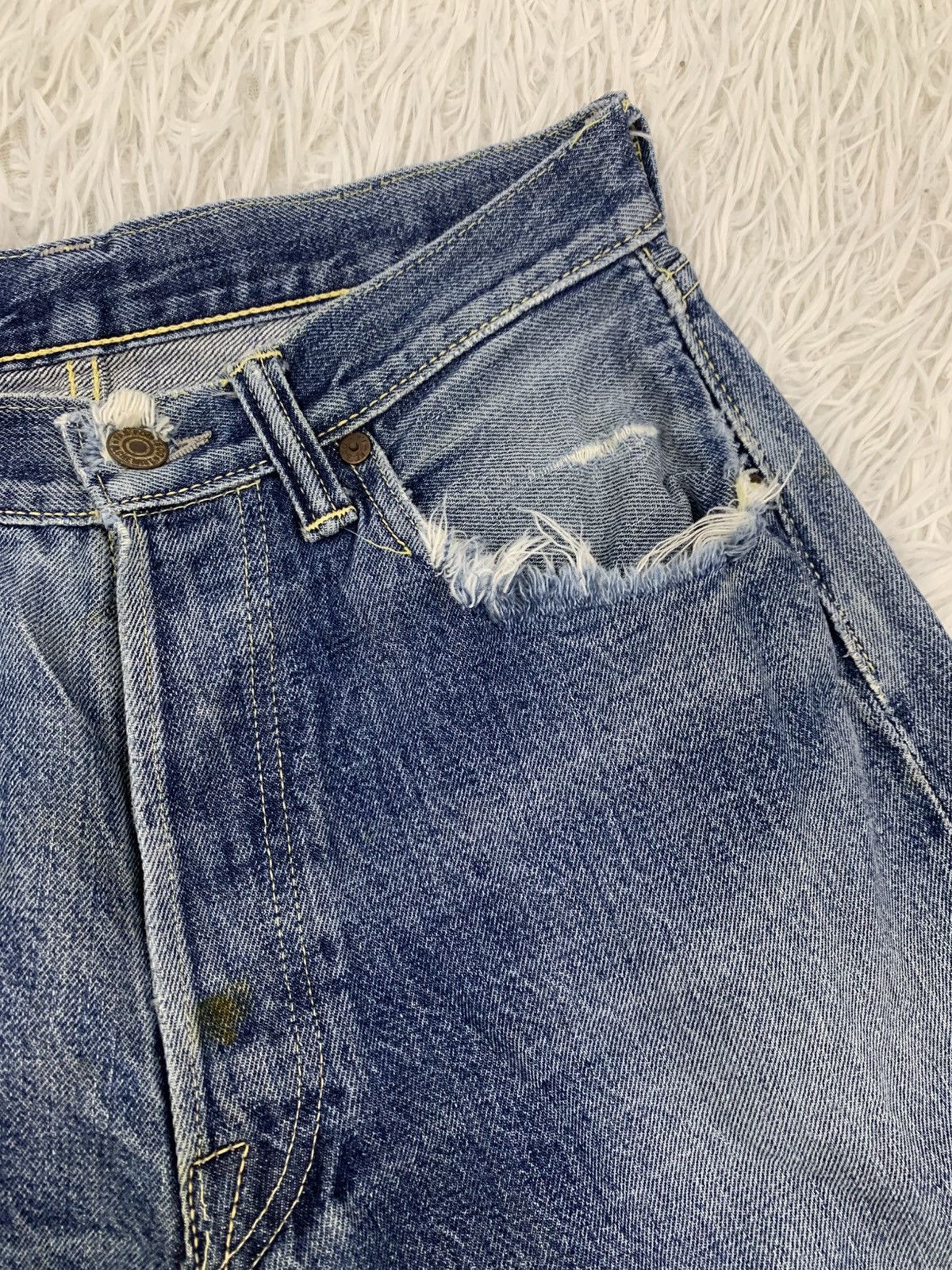 Skull Jeans by an Alchemist Fab Four Skull Jeans An Alchemist Selfedge Pant Hidden Rivet Size US 28 / EU 44 - 5 Thumbnail