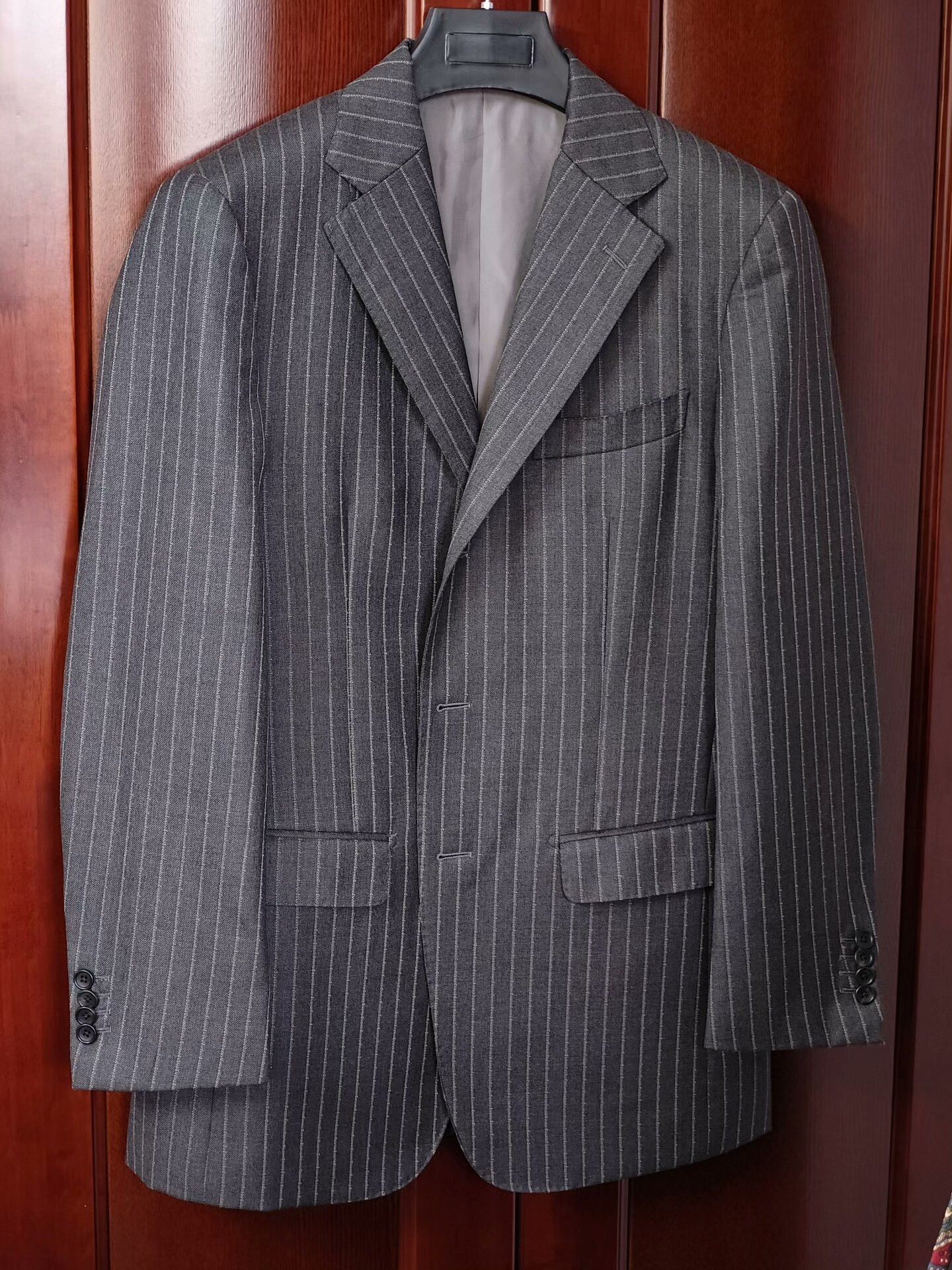 SCABAL SCABAL Custom Gray Wool Suit Size US S / EU 44-46 / 1 - 1 Thumbnail