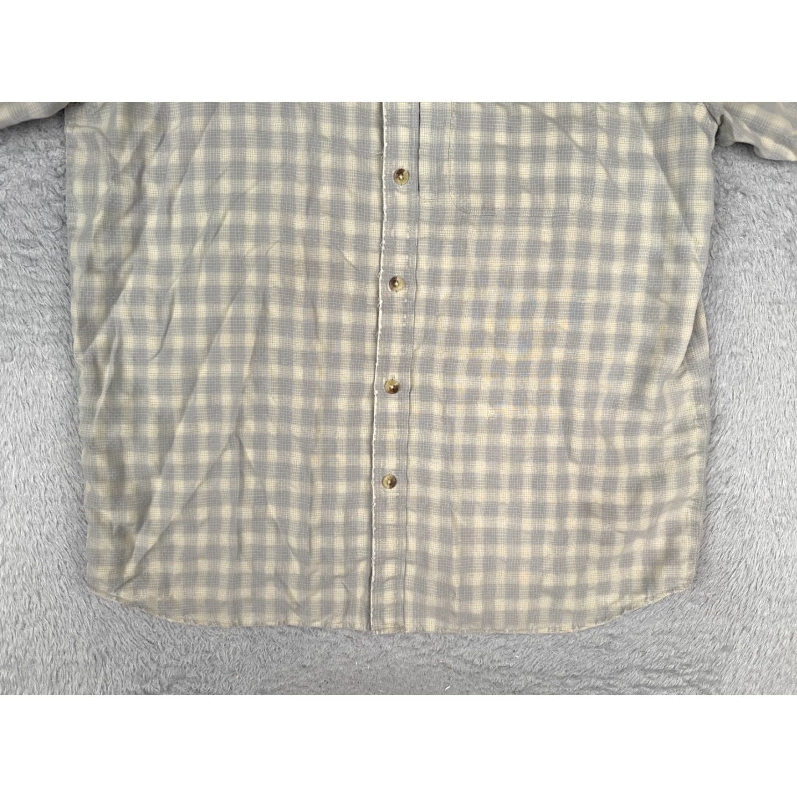 The North Face The North Face Shirt Men L Blue Plaid Button-Up Short Sleeve Casual Outdoors Size US L / EU 52-54 / 3 - 5 Thumbnail