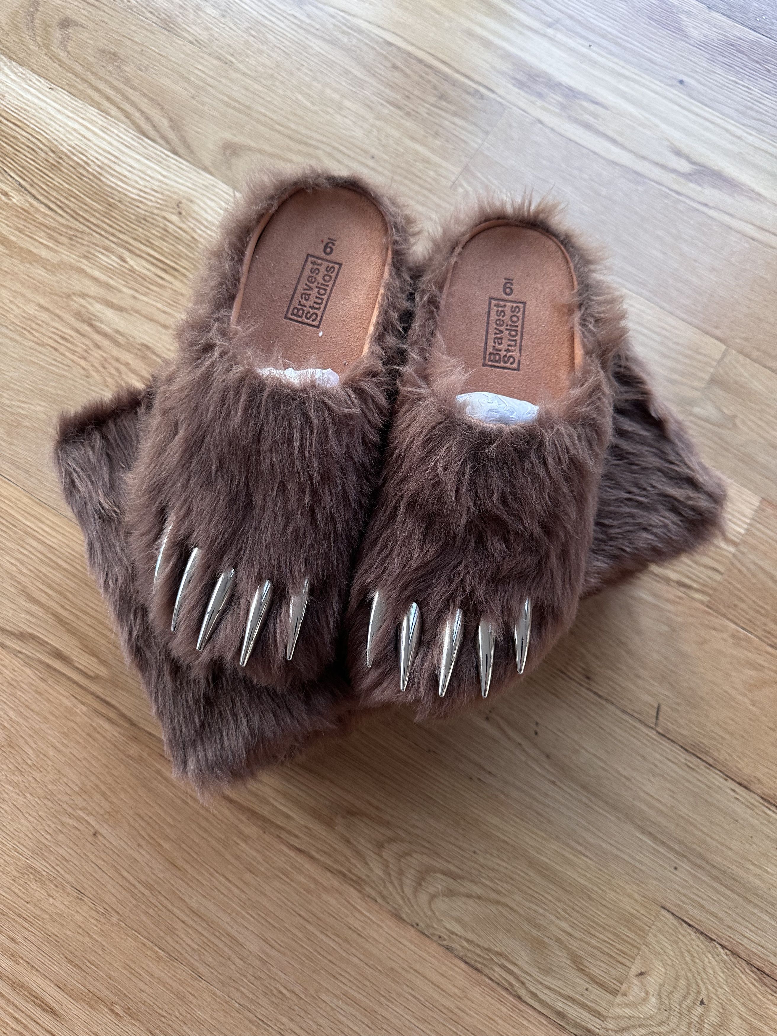 image of Bravest Studios Bravest Studio Bear Claw Mule Shoes Brown, Men's (Size 9)