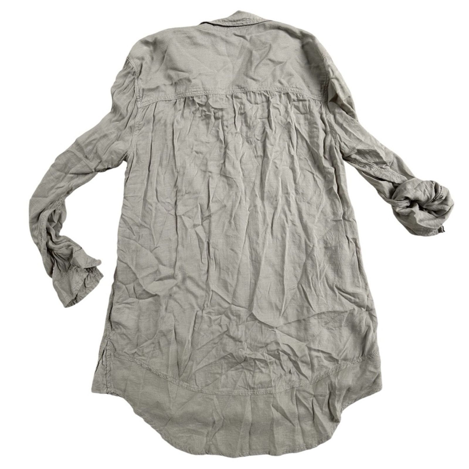 Anthropologie Anthropologie Holding Horses Sage Button Down Tunic Size M / US 6-8 / IT 42-44 - 6 Thumbnail