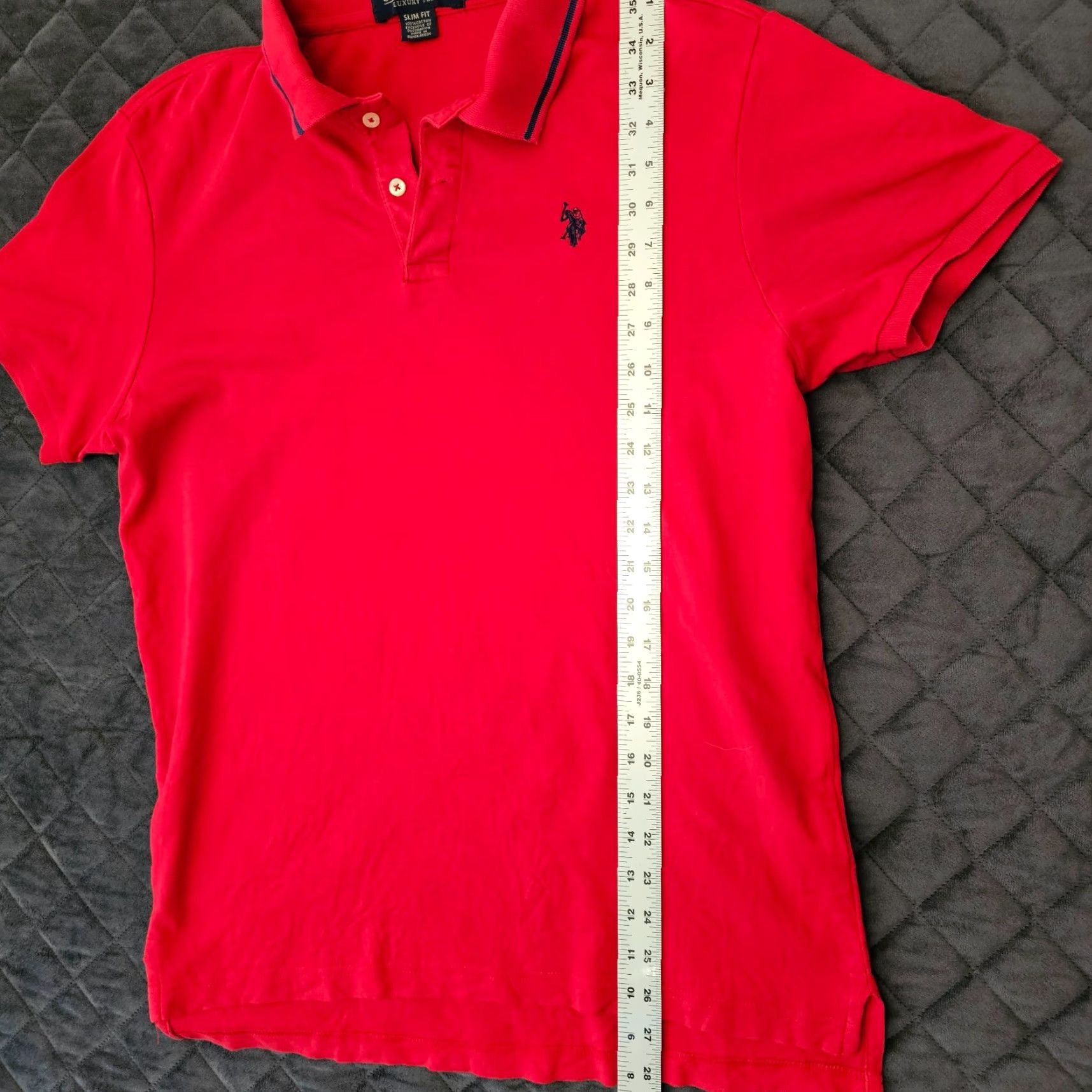 Vintage US Polo Assn Polo Shirt Slim Fit Red Short Sleeve Men M Size US M / EU 48-50 / 2 - 4 Thumbnail