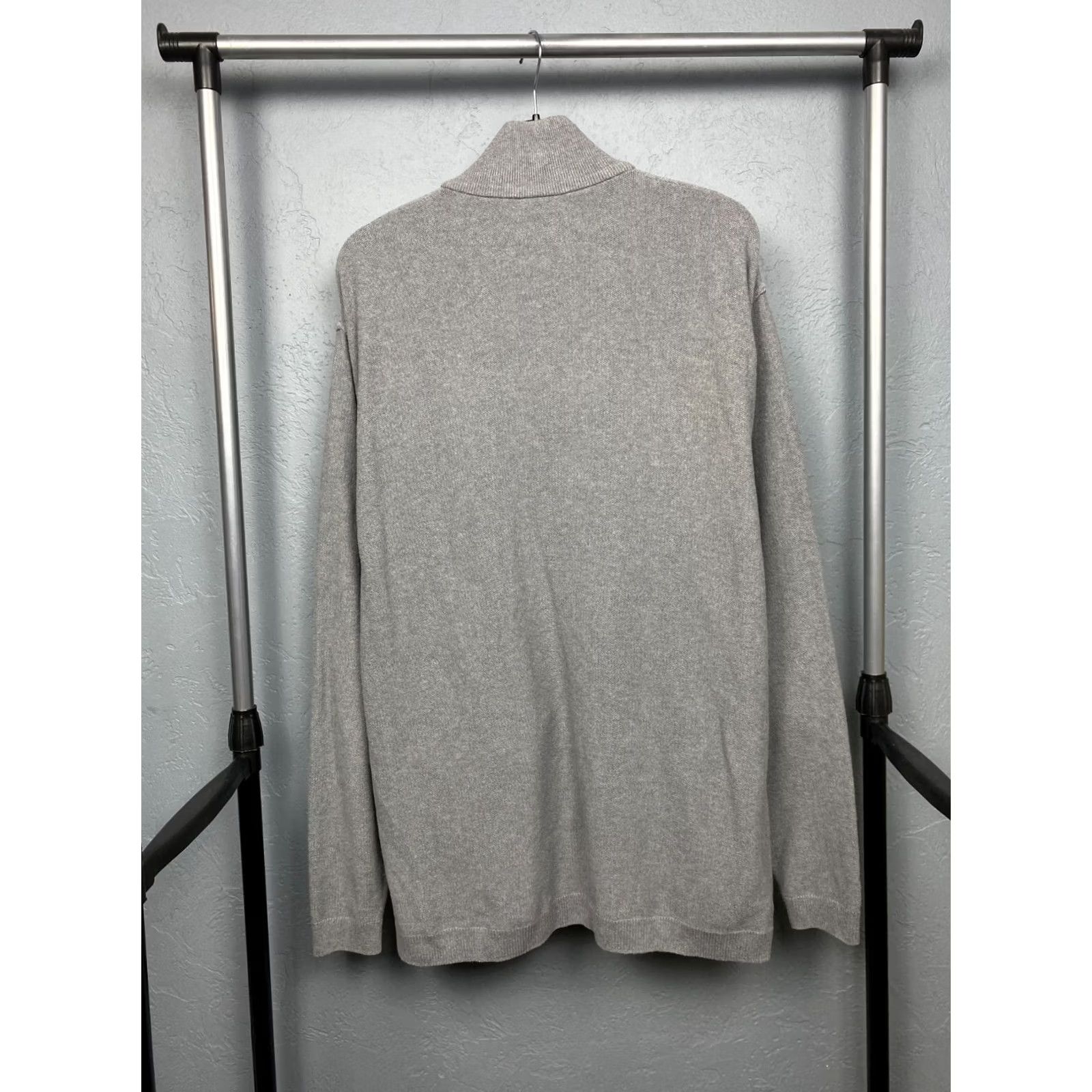 Lacoste Lacoste Mens Full Zip Sweater Shirt XXL Gray Cotton - 2XL Regular Fit Mens (Vintage: No) Size US XXL / EU 58 / 5 - 6 Thumbnail