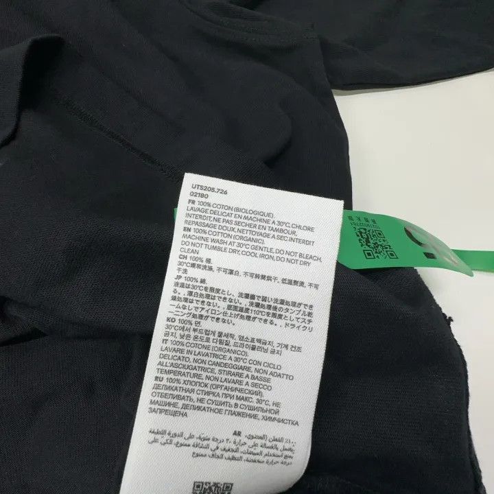AMI AMIPARIS Black Embroidered Logo Long Sleeve T-Shirt -2507 Size XL / US 12-14 / IT 48-50 - 5 Thumbnail