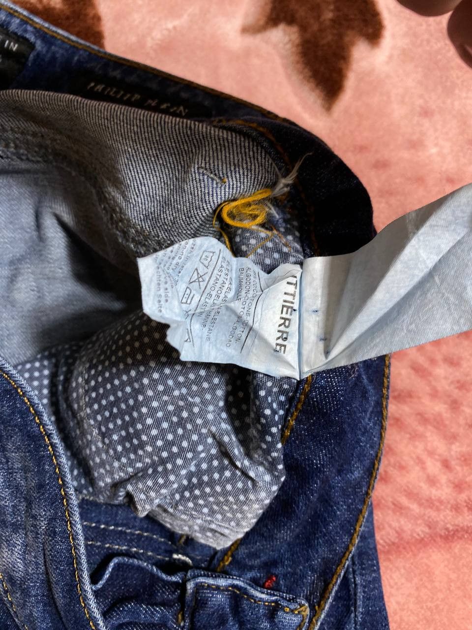 Japanese Brand × Philipp Plein Jeans Dirty Pants faded crash denim thrashed y2k distressed Size US 26 / EU 42 - 4 Thumbnail