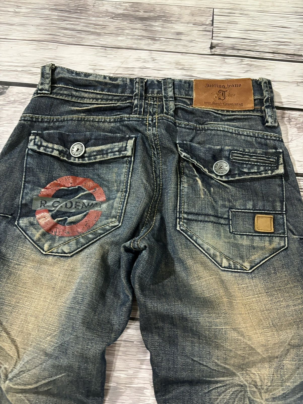 Designer × Hysteric Glamour × Japanese Brand Crazy Chrome Hearts Style Japanese Washed Jeans Size US 30 / EU 46 - 7 Thumbnail