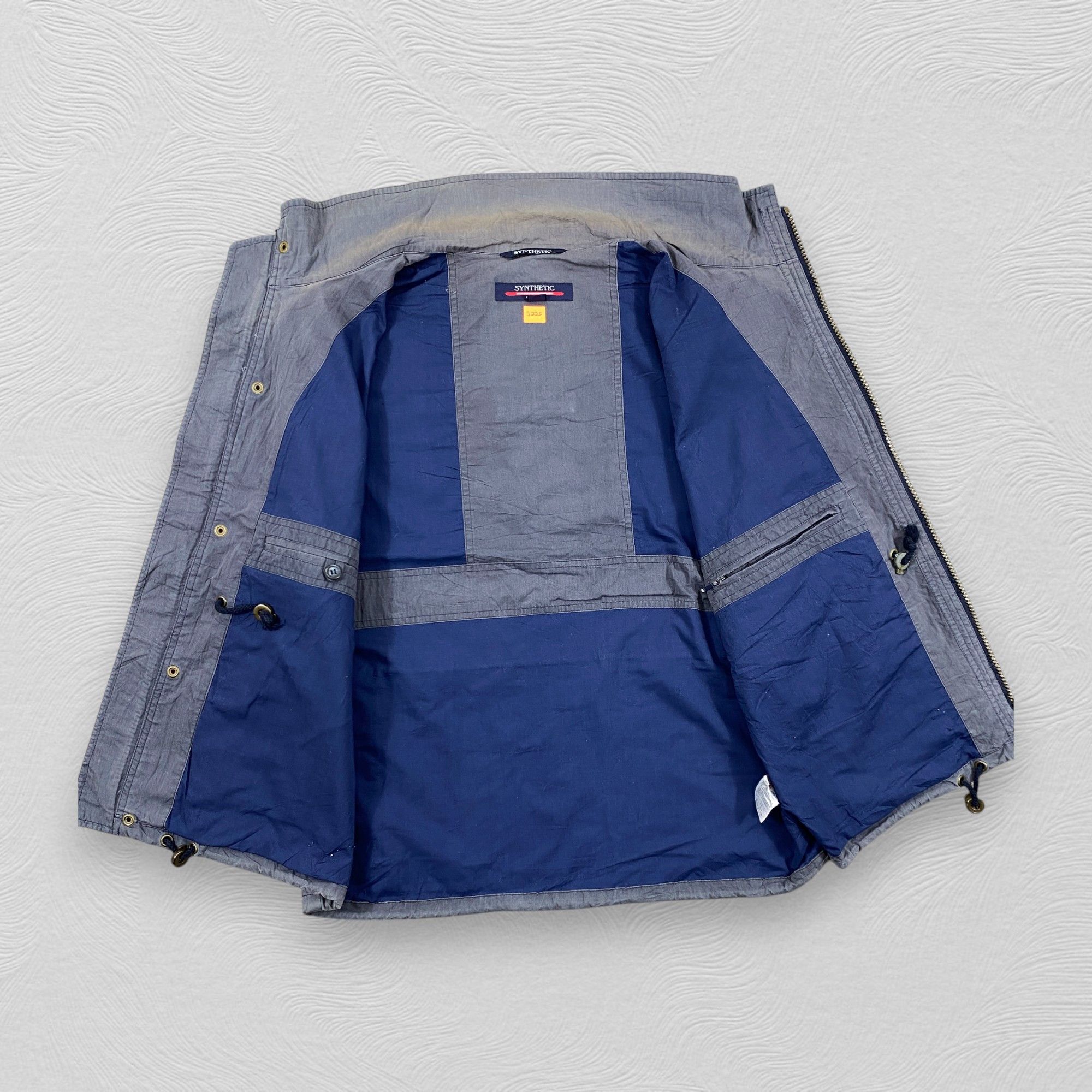 Japanese Brand Synthetic Multipocket Vest Jacket- J225 Size US M / EU 48-50 / 2 - 3 Thumbnail